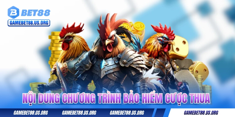 Nội dung chương trình bảo hiểm cược thua tại BET88 
